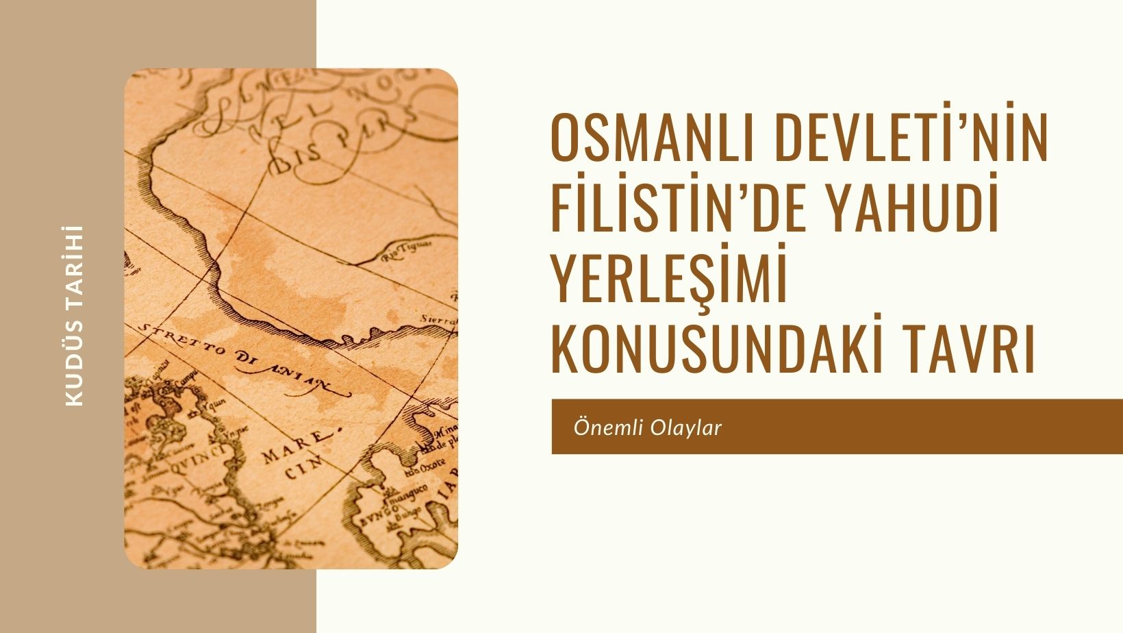 Osmanlı Devleti’nin Filistin’de Yahudi Yerleşimi Konusundaki Tavrı