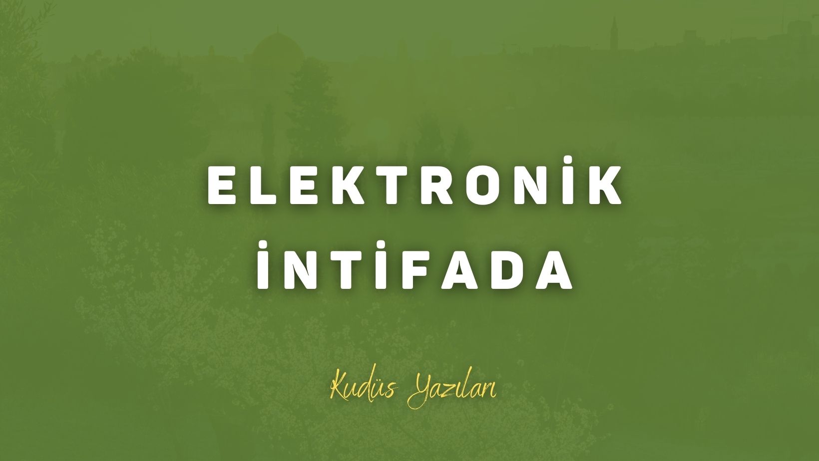 Filistin Mücadelesinden Bir Asimetrik Savaş Örneği: Elektronik İntifada