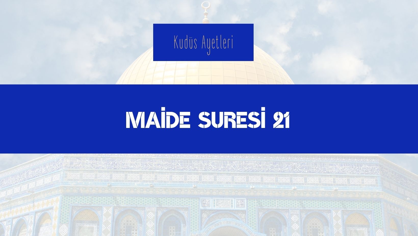 Filistin: Allah’ın Tayin Ettiği Mukaddes Yer