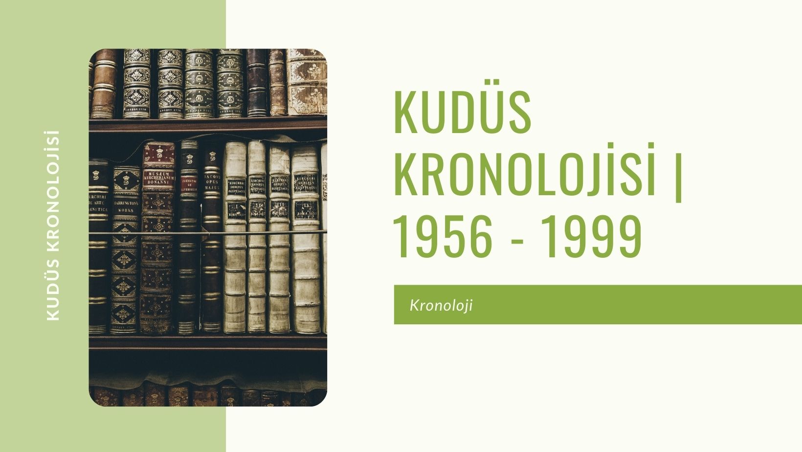 Kudüs Kronolojisi | 1956 – 1999